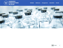 Tablet Screenshot of farmaceutisk-selskab.dk